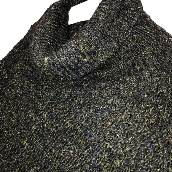 Free People Fair Gray Marl knit Cozy Chunky oversized turtleneck sweater… - Picture 4 of 4